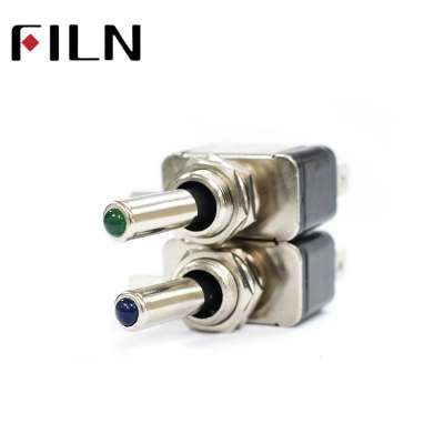 FILN DC 12V 20A Car Auto Cover LED Light SPST Toggle Rocker switch with Auto switch red green 2pin