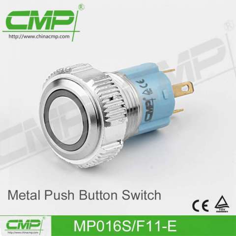 16mm Stainless Steel Push Button Switch